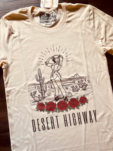 Desert Highway Cowgirl Tee