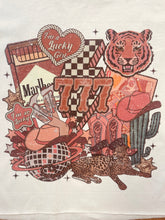 Load image into Gallery viewer, Lucky Girl Cropped Tee
