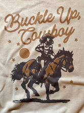 Load image into Gallery viewer, Buckle Up Cowboy Crewneck
