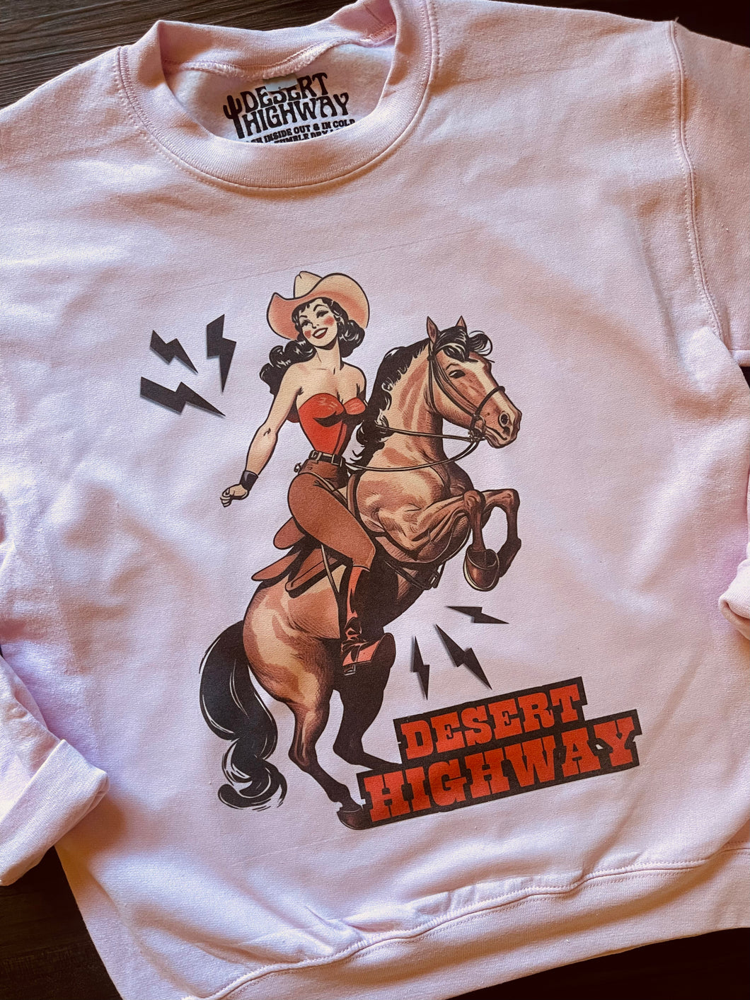 Desert Highway Rodeo Girl Crewneck