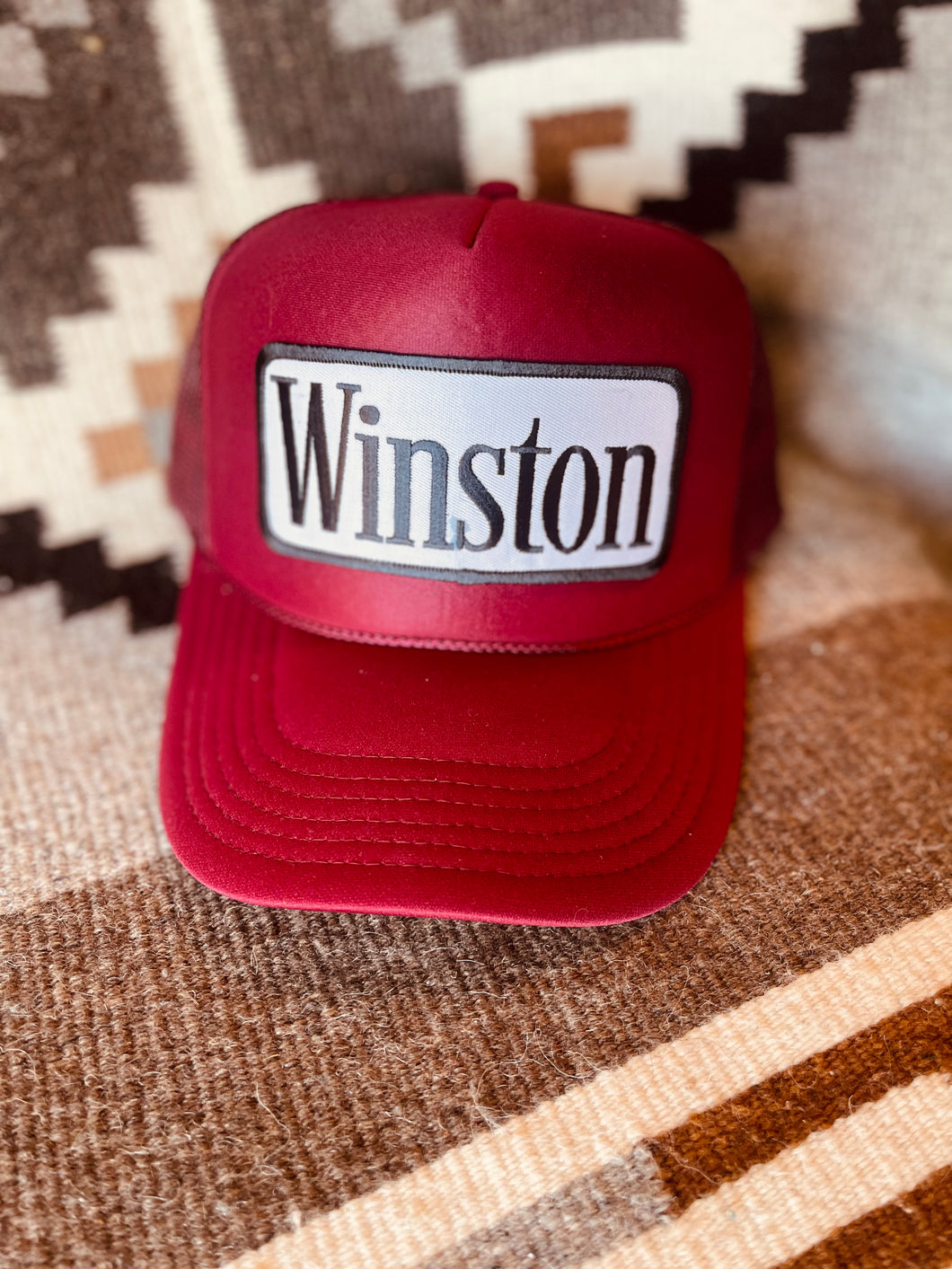 Winston Patch Trucker Hat (Multiple Colors)