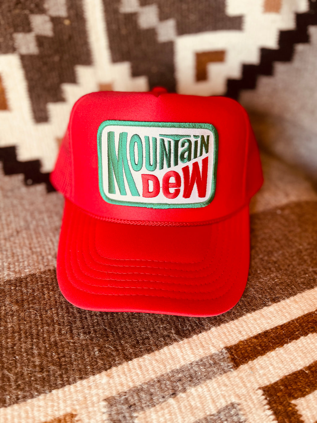 Mt Dew Patch Trucker Hat (Multiple Colors)