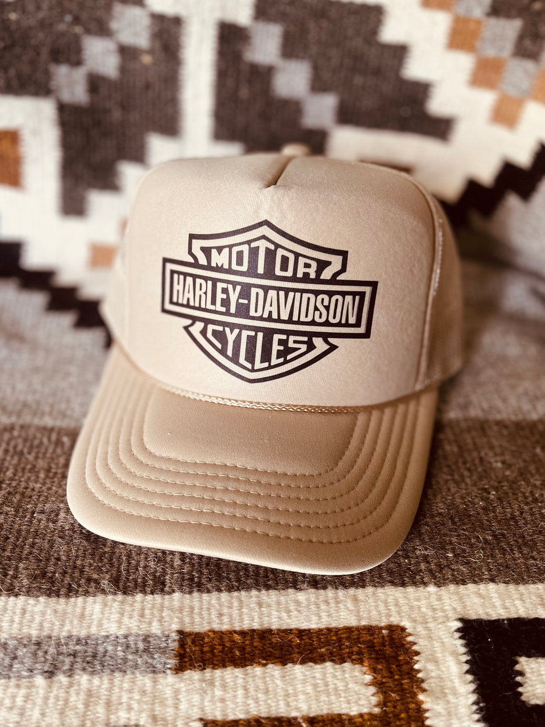 HD motorcycle Trucker Hat (Multiple Colors)