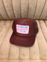 Load image into Gallery viewer, Pink BS Trucker Hat
