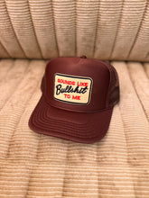 Load image into Gallery viewer, Brown BS Trucker Hat
