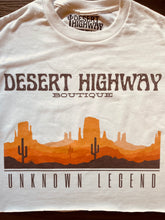 Load image into Gallery viewer, Desert Highway Unknown Legend Cropped Tee
