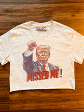 Load image into Gallery viewer, Missed Me Cropped Tee
