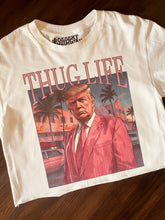 Load image into Gallery viewer, Trump Thug Life Cropped Tee (More Colors)
