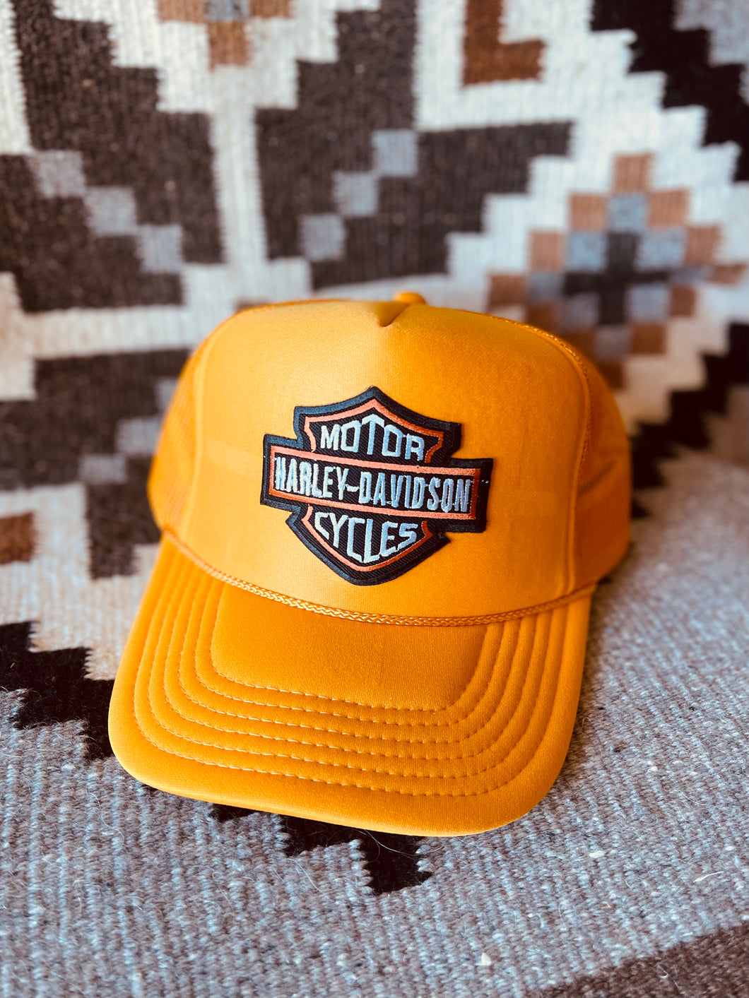 Harley Medium Patch Trucker Hat