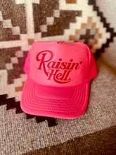 Load image into Gallery viewer, Rasin&#39; Hell Trucker Hat (Multiple Colors)
