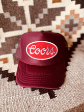 Load image into Gallery viewer, Coors Red Patch Trucker Hat (Multiple Colors)
