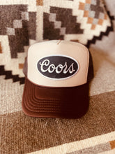 Load image into Gallery viewer, Coors Black Patch Trucker Hat (Multiple Colors)
