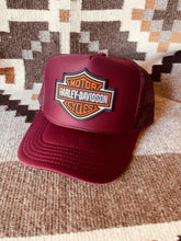 Load image into Gallery viewer, Harley Large Patch Trucker Hat (Multiple Colors)
