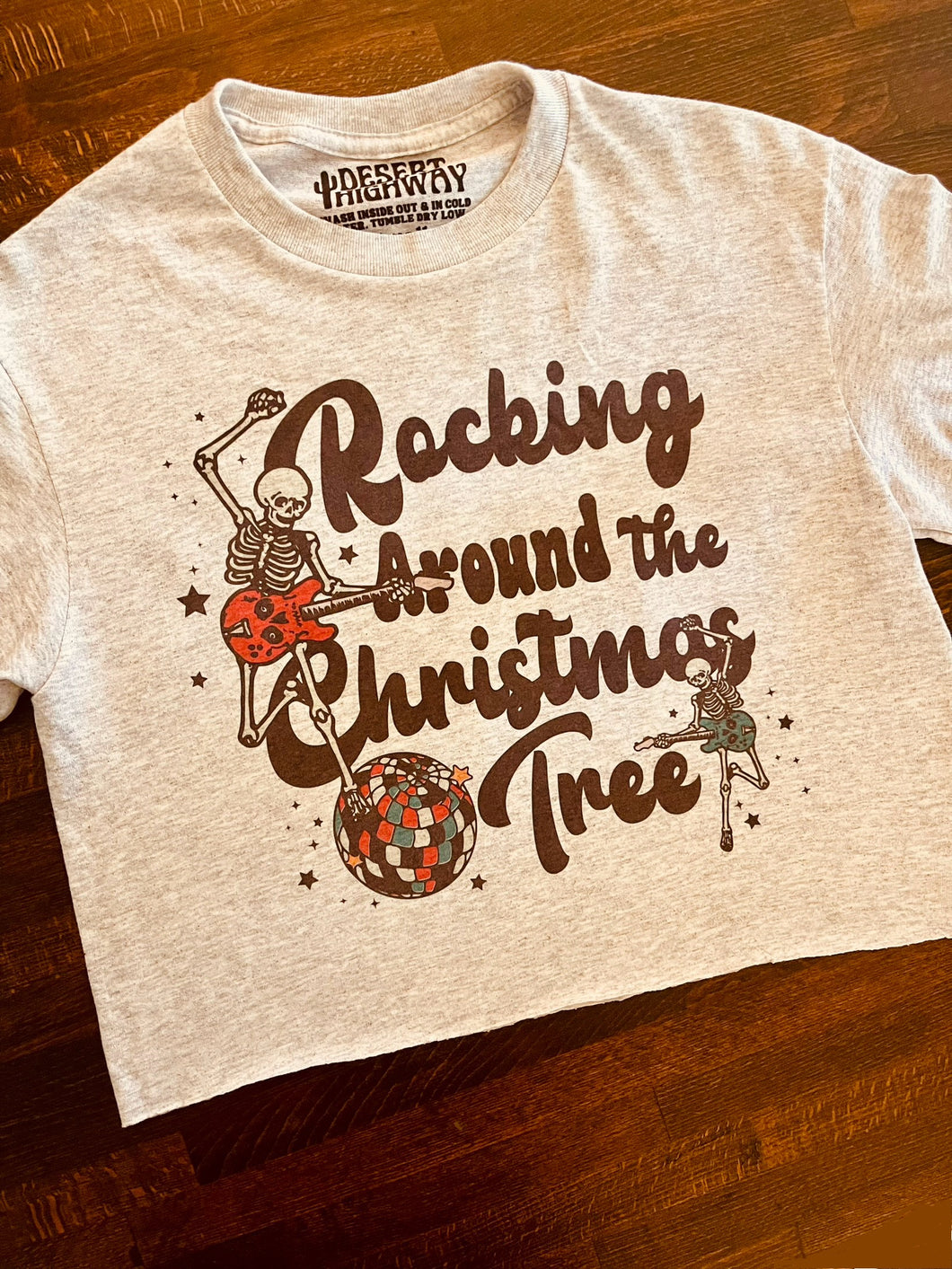 Rocking Christmas Cropped Tee