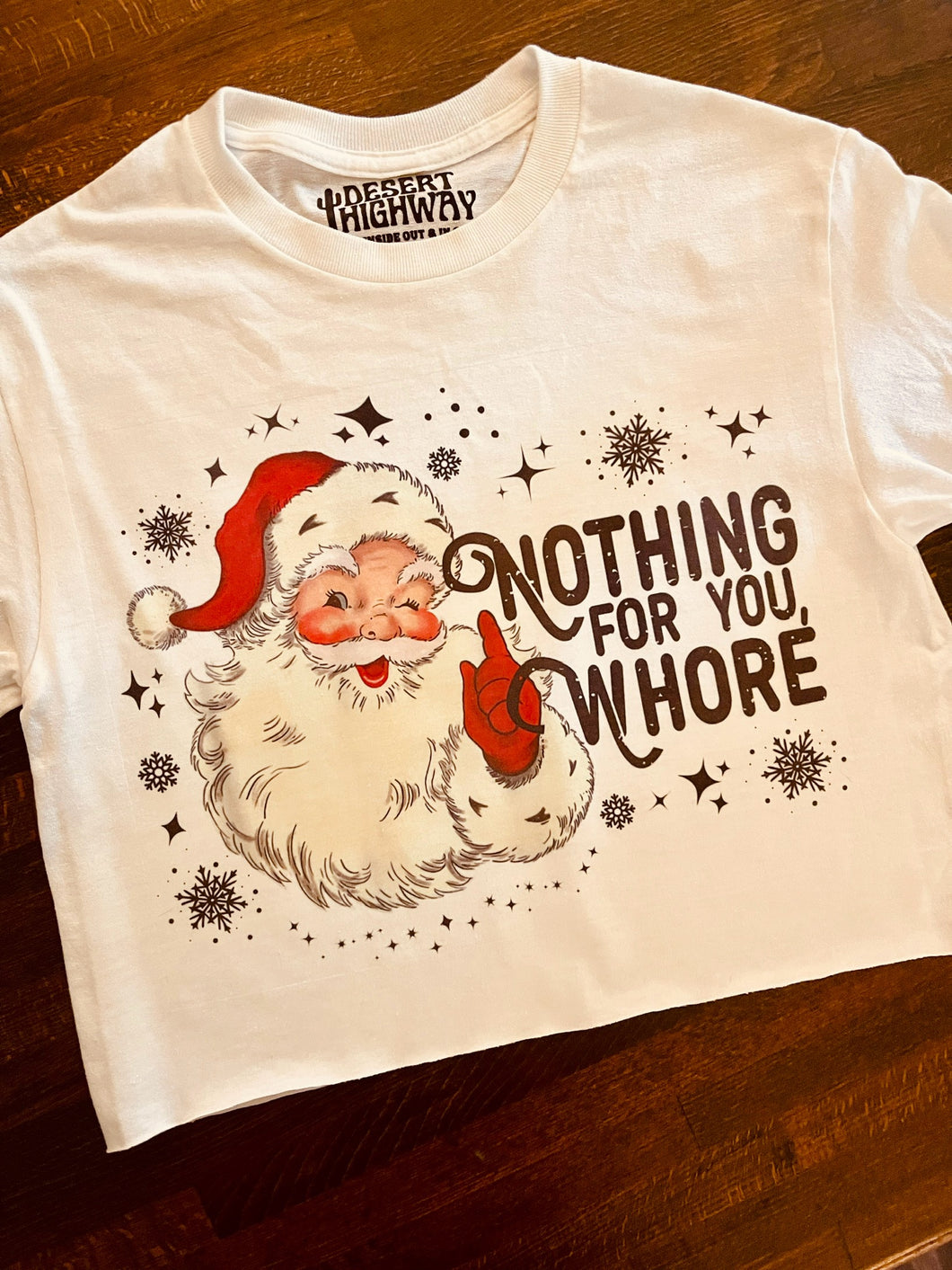 Nothing For You Cropped Tee