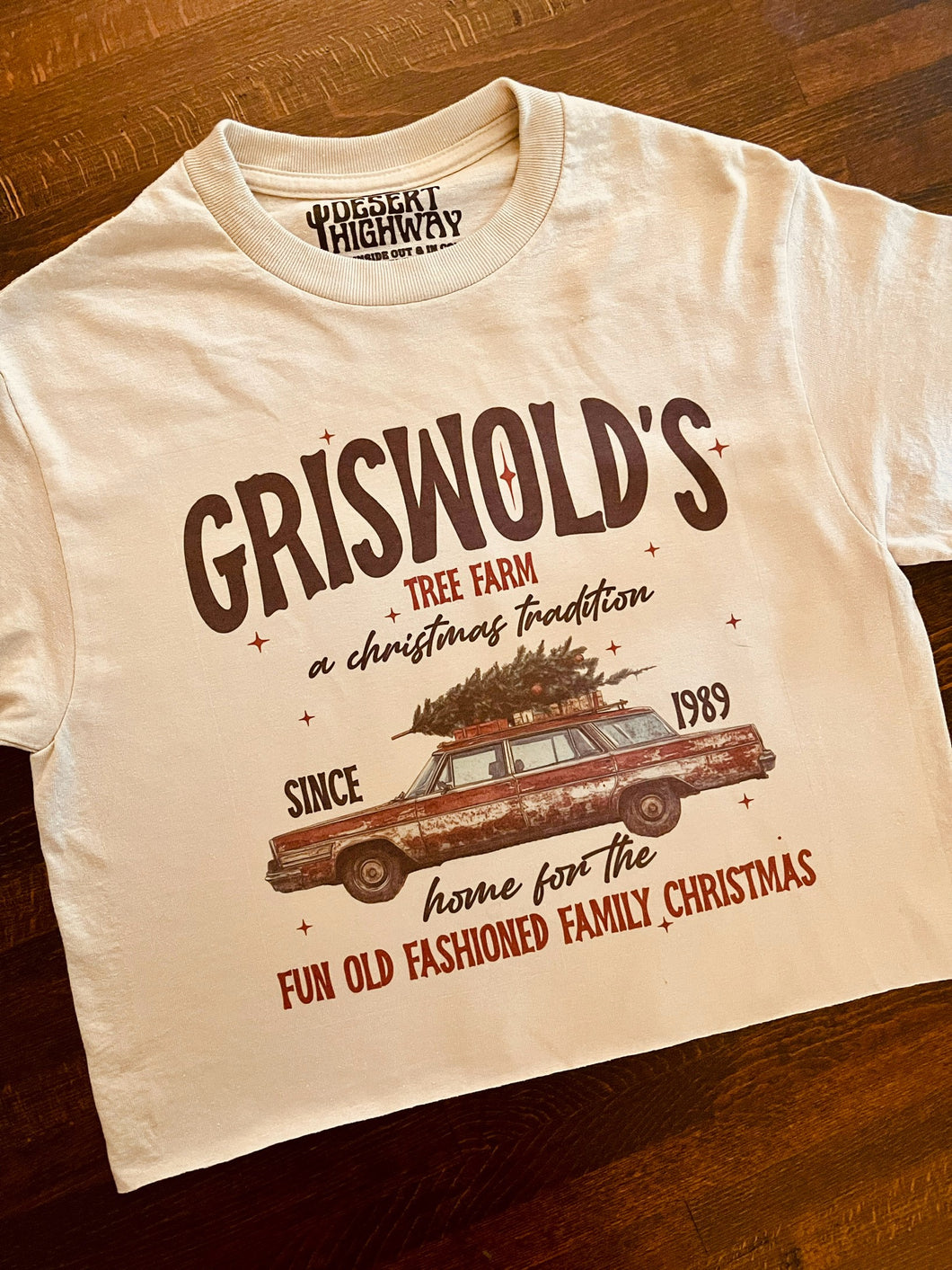 Griswold Family Tradition Cropped Tee