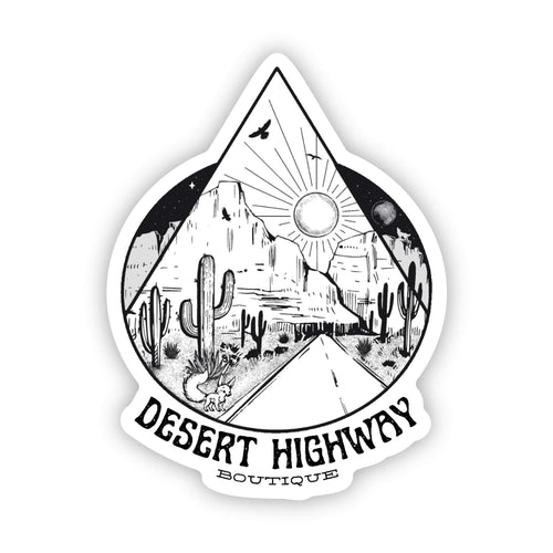Desert Highway Logo Sticker