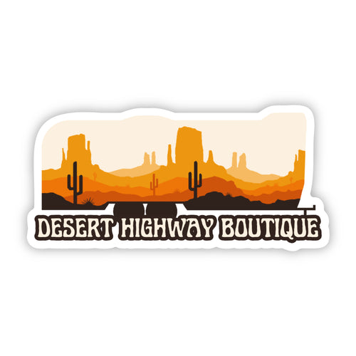 Desert Highway Trailer Sticker