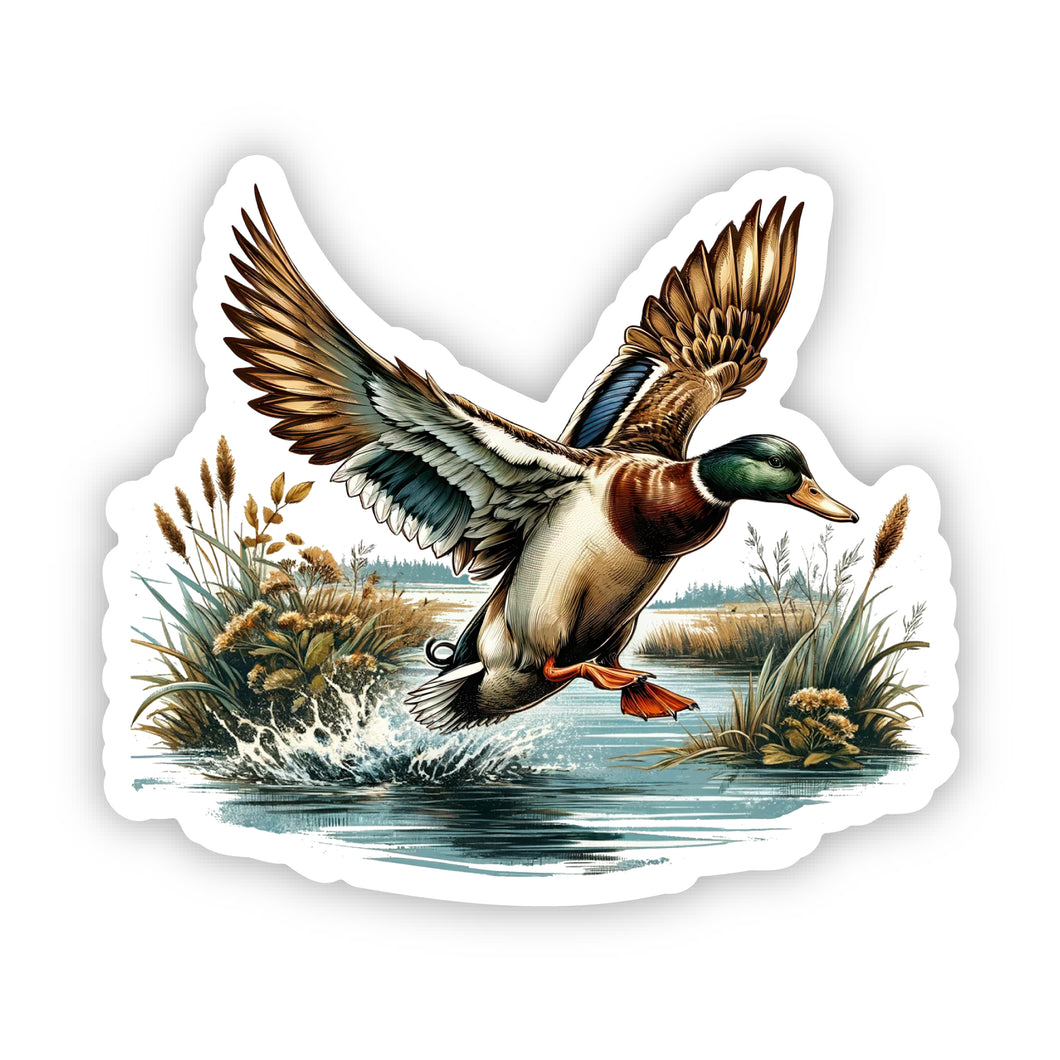 Vintage Mallard Sticker