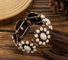 Load image into Gallery viewer, Bronze Flower Bracelet
