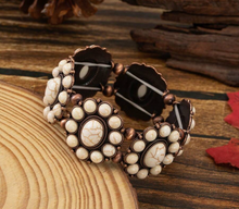 Load image into Gallery viewer, Bronze Flower Bracelet
