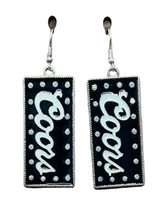 Load image into Gallery viewer, Rhinestone Beer Necklace &amp; Earrings (2 Colors)
