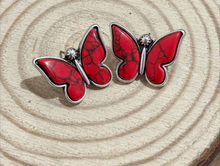 Load image into Gallery viewer, Butterfly Stud Earrings

