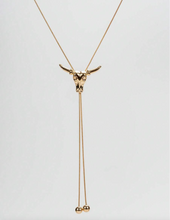 Load image into Gallery viewer, Bull Bolo Necklace
