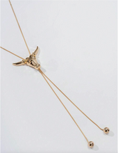 Load image into Gallery viewer, Bull Bolo Necklace
