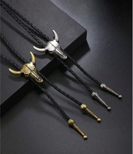 Load image into Gallery viewer, Bull Bolo Necklace (2 Colors)

