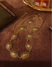 Load image into Gallery viewer, Gold Western Belt
