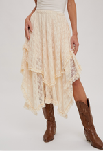 Load image into Gallery viewer, Lace Tier Midi Skirt (2 Colors)

