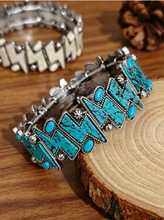 Load image into Gallery viewer, Listening Bolt Gemstone Bracelet
