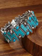 Load image into Gallery viewer, Listening Bolt Gemstone Bracelet
