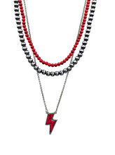 Load image into Gallery viewer, Navajo Pearl Bolt Necklace (3 Colors)
