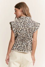 Load image into Gallery viewer, Twill Leopard Top
