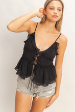 Load image into Gallery viewer, Tie-front Camisole Top (2 COLORS
