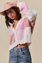 Load image into Gallery viewer, Color Block Cardigan
