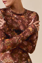 Load image into Gallery viewer, Floral Mesh Top
