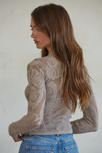 Load image into Gallery viewer, Jacquard Fishnet Top (4 Colors)
