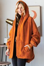 Load image into Gallery viewer, Fleece Hooded Jacke
