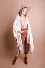 Load image into Gallery viewer, Frayed Bohemian Ruana
