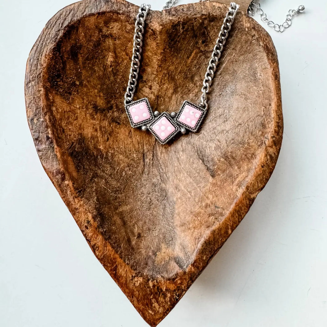 Dice Pendant Necklace