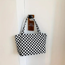 Load image into Gallery viewer, Checker Tote Bag
