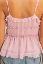 Load image into Gallery viewer, Tie-front Camisole Top (2 COLORS
