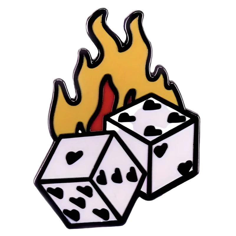 Fire Dice Pin