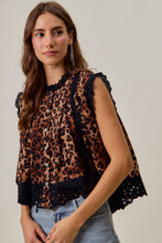 Load image into Gallery viewer, Leopard Pleated Blouse
