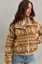 Load image into Gallery viewer, Fair Isle Sherpa Jacket

