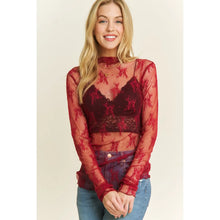 Load image into Gallery viewer, Mesh Lace Top ( 9 Colors)
