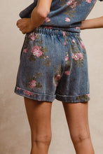 Load image into Gallery viewer, Floral Printed Denim Short
